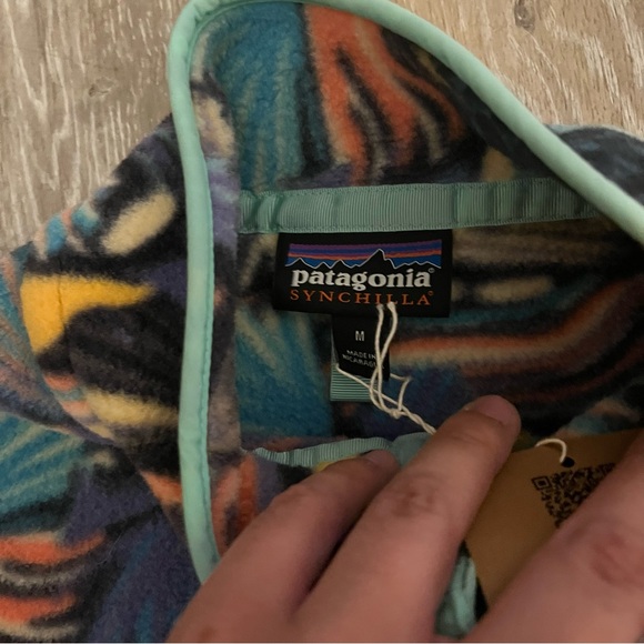 Patagonia Synchilla Pullover Joy Pitch Blue - Picture 2 of 2